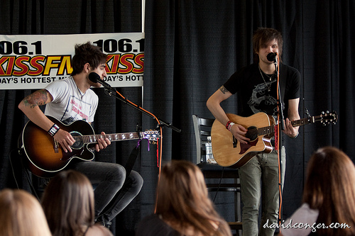 Boys Like Girls Private Peformance at Safeco Field