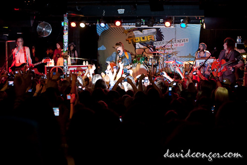 NeverShoutNever at El Corazon on AP Tour 2010