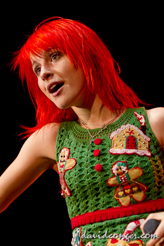 Paramore at Jingle Bell Bash 2010