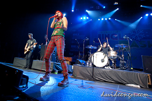 Paramore at Jingle Bell Bash 2010