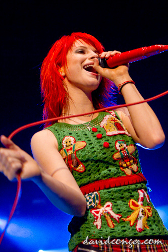 Paramore at Jingle Bell Bash 2010