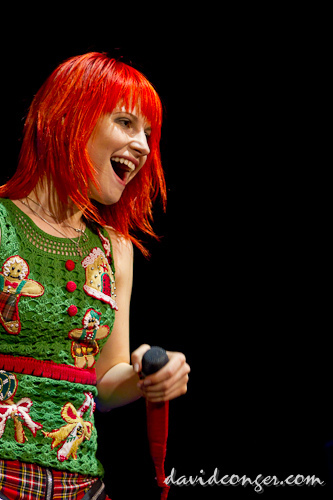Paramore at Jingle Bell Bash 2010