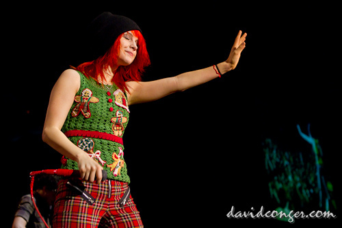 Paramore at Jingle Bell Bash 2010
