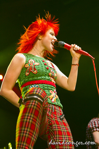 Paramore at Jingle Bell Bash 2010