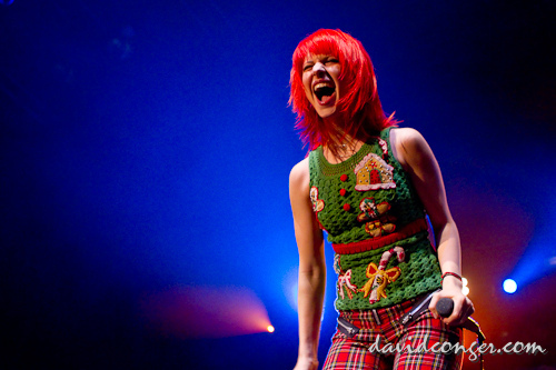 Paramore at Jingle Bell Bash 2010