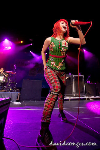 Paramore at Jingle Bell Bash 2010