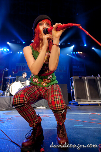 Paramore at Jingle Bell Bash 2010