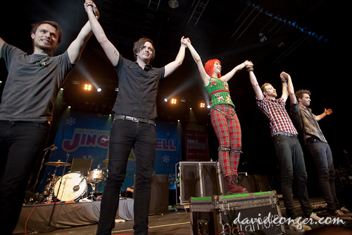 Paramore at Jingle Bell Bash 2010