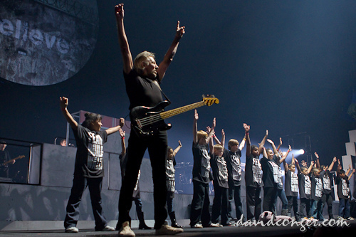 Roger Waters performing The Wall at Tacoma Dome