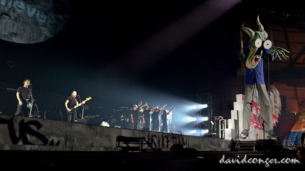 Roger Waters performing The Wall at Tacoma Dome