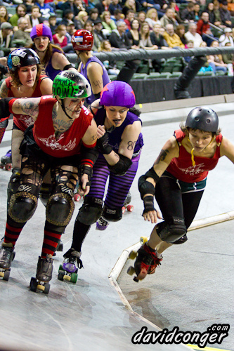 Tilted Thunder Rail Birds at Comcast Arena