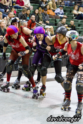 Tilted Thunder Rail Birds at Comcast Arena