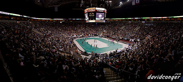 Rat City Rollergirls vs Rose City Rollers at Key Arena