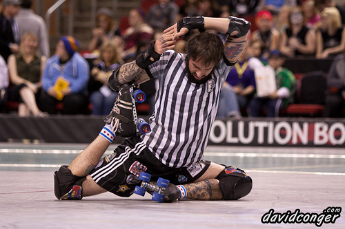 Rat City Rollergirls vs Rose City Rollers at Key Arena