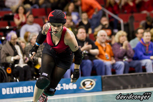 Rat City Rollergirls vs Rose City Rollers at Key Arena