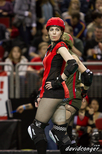 Rat City Rollergirls vs Rose City Rollers at Key Arena