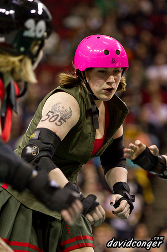 Rat City Rollergirls vs Rose City Rollers at Key Arena