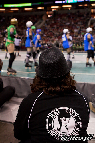 Rat City Rollergirls vs Rose City Rollers at Key Arena