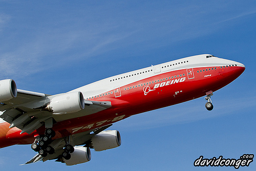 Boeing 747-800 First Flight