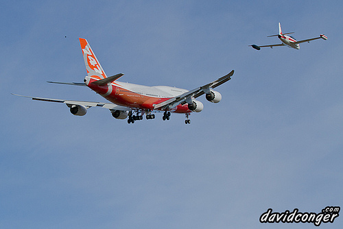 Boeing 747-800 First Flight