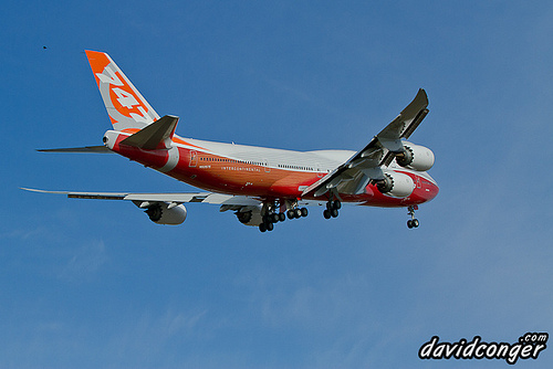 Boeing 747-800 First Flight