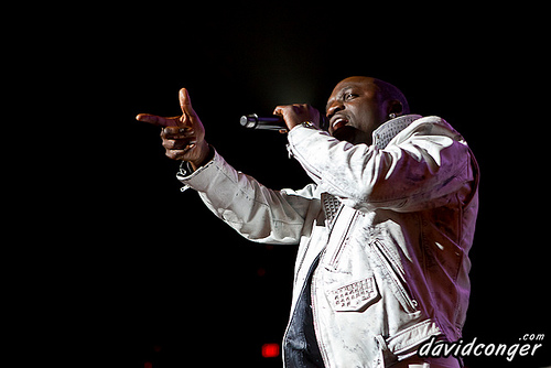 Akon at the Rose Garden