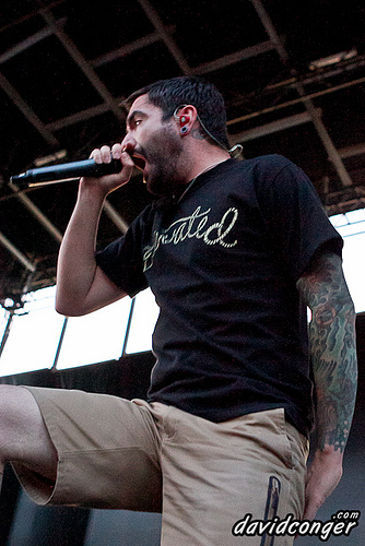A Day To Remember at Warped Tour 2011