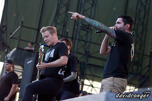 A Day To Remember at Warped Tour 2011