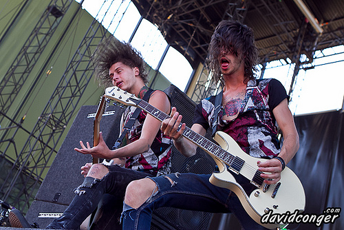 Asking Alexandria at Warped Tour 2011