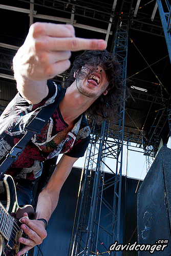 Asking Alexandria at Warped Tour 2011