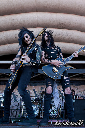 Black Veil Brides at Warped Tour 2011