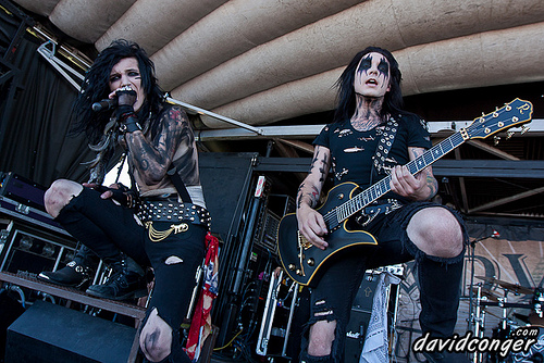 Black Veil Brides at Warped Tour 2011