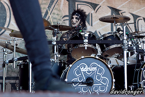 Black Veil Brides at Warped Tour 2011