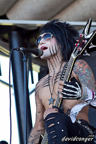 Black Veil Brides at Warped Tour 2011