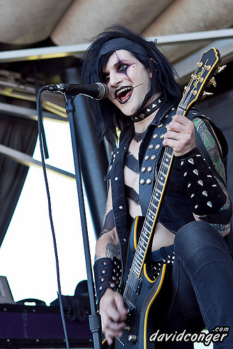 Black Veil Brides at Warped Tour 2011