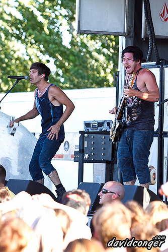 Family Force 5 at Vans Warped Tour 2011