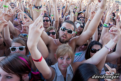 Fans at Vans Warped Tour 2011