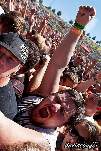 Fans at Vans Warped Tour 2011