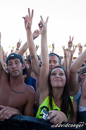 Fans at Vans Warped Tour 2011
