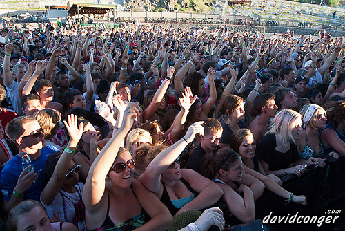 Fans at Vans Warped Tour 2011