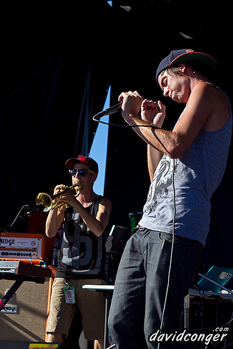 Grieves with Budo at Vans Warped Tour 2011