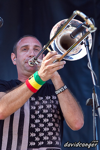 Less Than Jake at Vans Warped Tour 2011