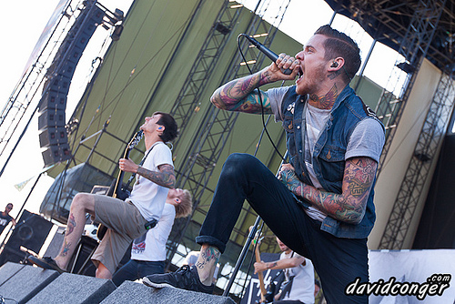 The Devil Wears Prada at Vans Warped Tour 2011