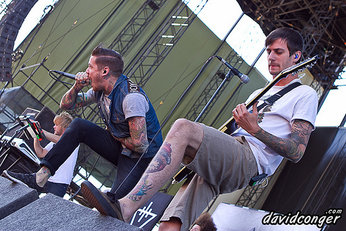 The Devil Wears Prada at Vans Warped Tour 2011