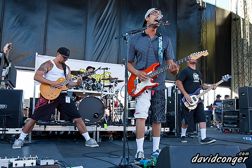 The Expendables at Vans Warped Tour 2011