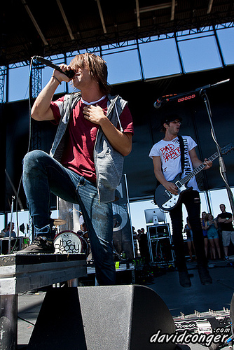 The Ready Set at Vans Warped Tour 2011