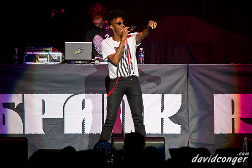 Spank Rock at the Rose Garden