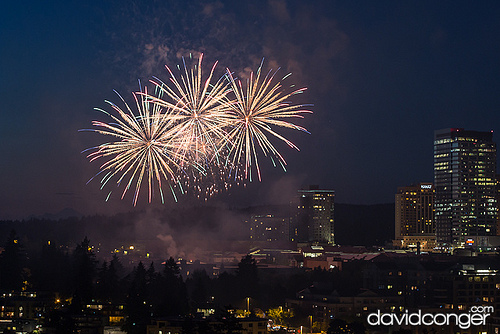 Fireworks at the Symetra Bellevue Family 4th
