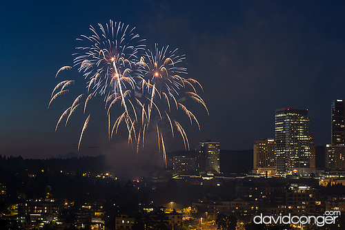 Fireworks at the Symetra Bellevue Family 4th