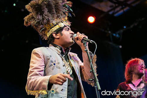 King Khan and The Shrines on the KEXP Stage